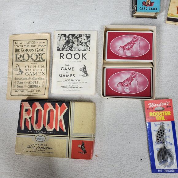 Vintage Lot of Matches Fishing Lures Worders Rooster Tail Indian Rook Crayons - Picture 16 of 16